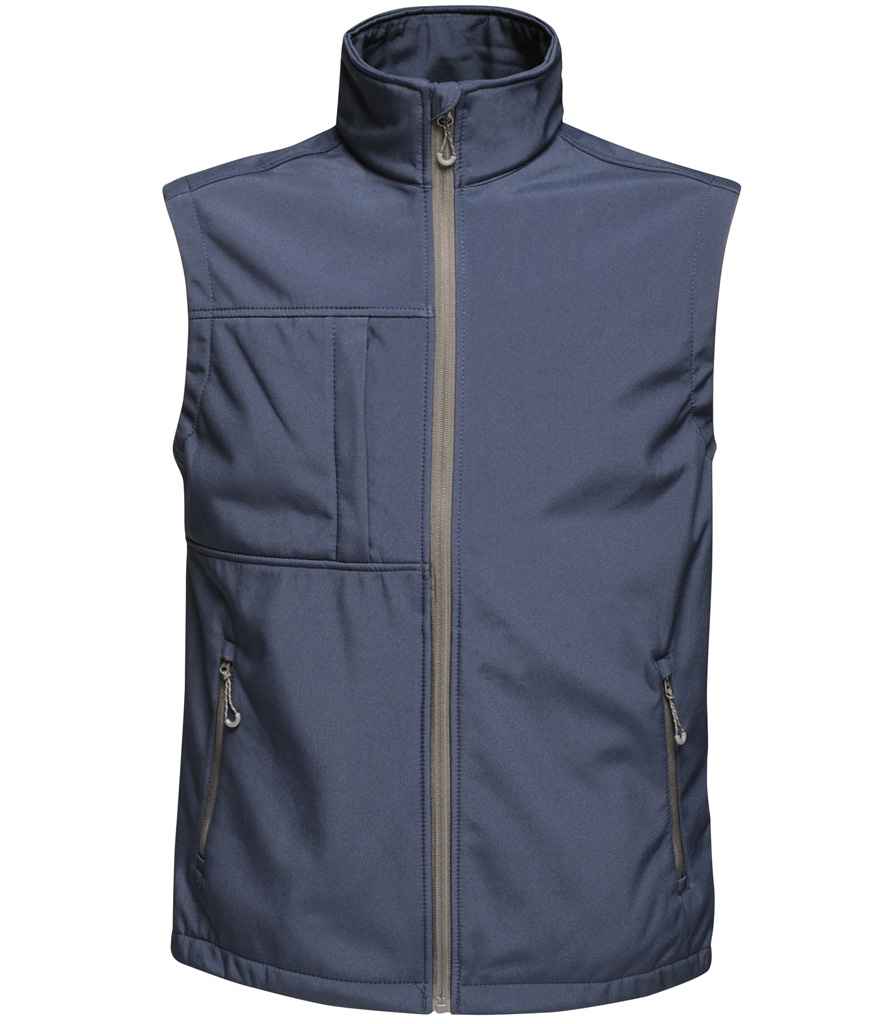 Regatta Octagon II Printable Soft Shell Bodywarmer - Navy/Seal Grey